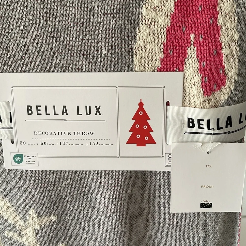 Bella Lux Gray/White/Pink 